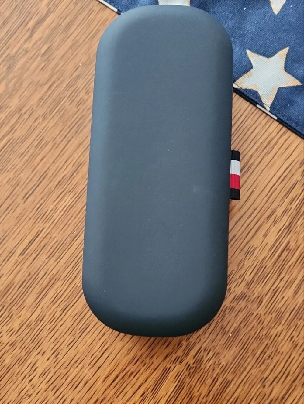 Tommy Hilfiger Eye Glasses Case with Signature Red-White-Blue Tab